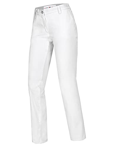 BP 1734-130-0021-38n Frauen-Chinos, mit Taschen, 205,00 g/m² Reine Baumwolle, weiß, 38n
