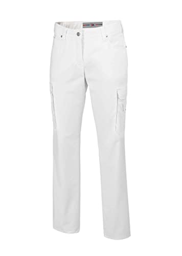 BP 1642-686-21-44n Jeans für Frauen, 5-Pocket-Jeans, 230,00 g/m² Stoffmischung mit Stretch, weiß, 44n