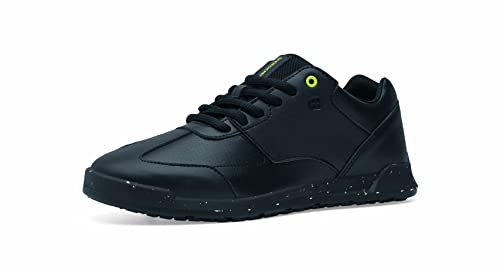 Shoes for Crews Freestyle II ECO, Schuhe Herren mit Nachhaltiger Rutschhemmender Laufsohle und Stolperschutz, Wasserabweisende Kochschuhe Herren, Vegan, Schwarz