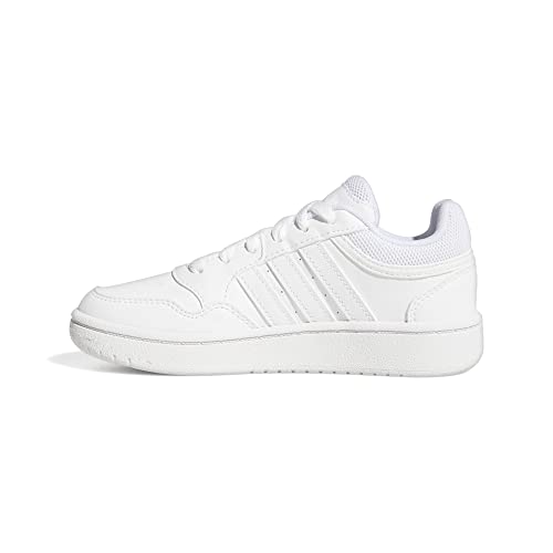 adidas Unisex Kinder Hoops Sneakers, Ftwr White/Ftwr White/Ftwr White, 36 2/3 EU