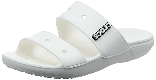 Crocs Unisex Classic Crocs Sandalen, Weiß, 38/39 EU