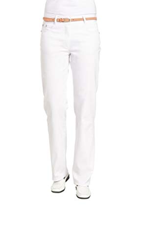 Leiber Damenhose Jeanshose 5 Pocket 08/1190 38 Weiss