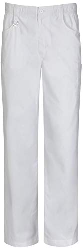 Dickies Herren Reißverschluss Medizinische Schlupfhose, Weiß, Large Hoch
