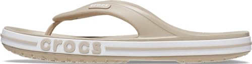 Crocs Unisex's Bayaband Flip Flop,Cobblestone,38/39 EU