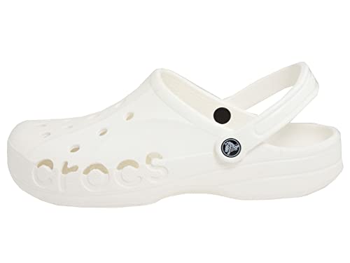 Crocs unisex-adult Baya Clog Clog, White, 41/42 EU