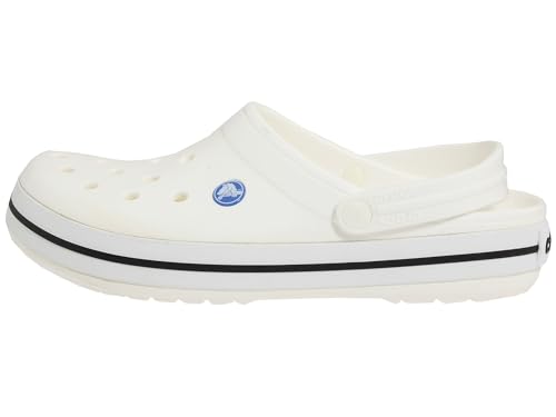 Crocs Unisex Crocband Clogs, Weiß White, 42/43 EU