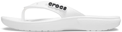 Crocs Unisex Classic Flip Flipflop, weiß, 41/42 EU