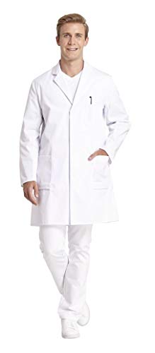 Leiber CLEAN Dress Herrenmantel verdeckte Druckknopfleiste 52 Grau