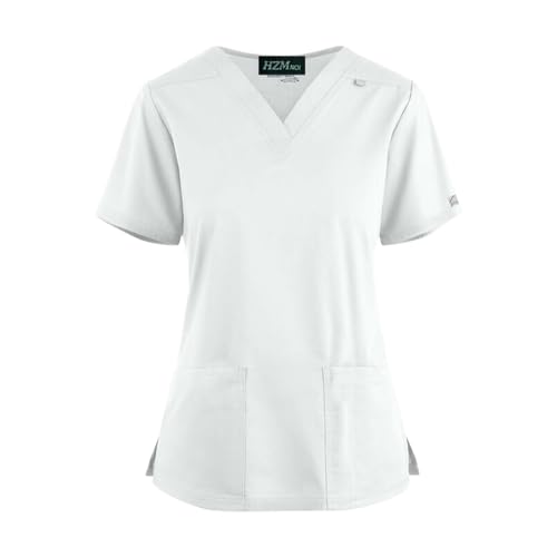 OUMSHBI Kasacks Damen Pflege Bunte Motive Kasack Weihnachten Kasack Mit Motiv Kasacks Damen Pflege Kasack Damen Pflege Günstig Kasacks Damen Pflege Medizin Kasacks+Damen+Pflege+Große+Größen 4XL