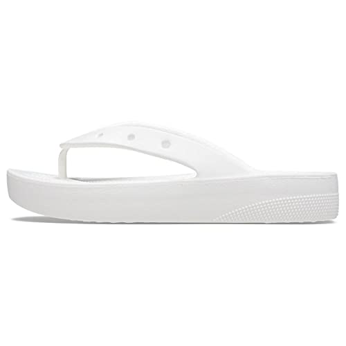 Crocs Classic Platform Flip W WHI, Holzschuh,