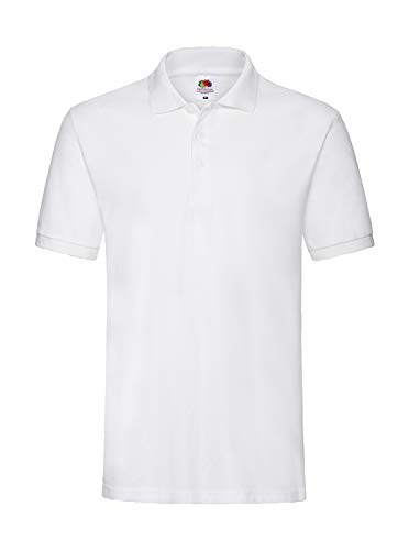 Fruit of the Loom Premium Polo S M L XL XXL 3XL auch Farbsets Weiss L