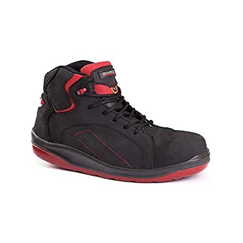 Giasco Schnürstiefel Gym S3, Größe 46, 1 Stück, schwarz / rot, 73N37C46