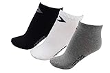 Converse Damen Basic Women Low Cut Socken, (Wgb) White Grey Black, 35-38