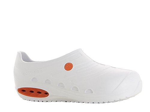 Oxypas, Oxysafe, ESD. Der EVA Schuh mit Schutzkappe für Damen und Herren (37/38, white)