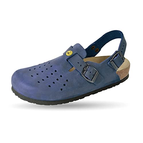 Weeger-ESD Antistatik Clog Ozean perf. Gr. 39