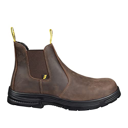 SAFETY JOGGER Sicherheitsschuhe Herren S3, EU 43, Arbeitsschuhe Wasserdicht, Bequeme, rutschfeste Arbeit Schuhe Männer, Stahlkappenschuhe Hoch, Safety Shoes, Sicherheitsstiefel, auch für Damen