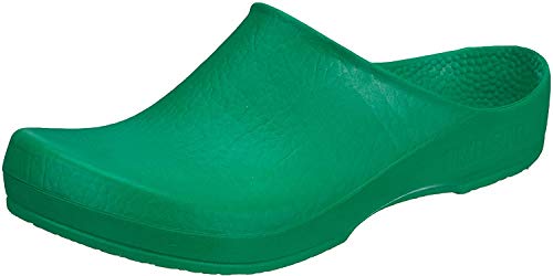 BIRKENSTOCK Unisex Erwachsene Clogs Klassik Birki Antistatic normal, Grün, 44 EU