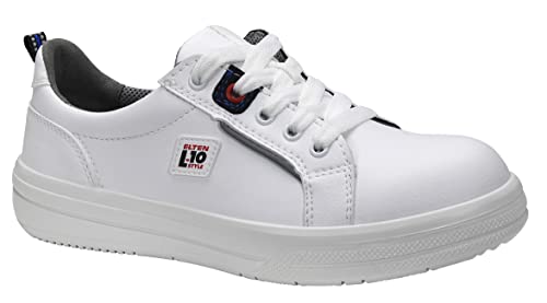 ELTEN Damen Elten Veiligheidsschoenen S3, dames, sportief, sneakers, licht, wit, stalen neus Sicherheitshalbschuh Ghost Lady Low ESD S3 Gr e 39, Weiß, 39 EU