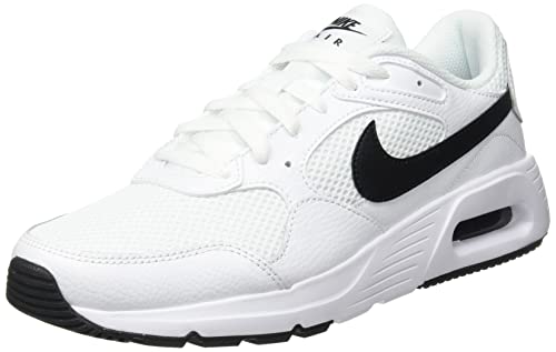 Nike Air Max SC, Herrenschuhe Mann, Weiß/Schwarz-Weiß, 46 EU