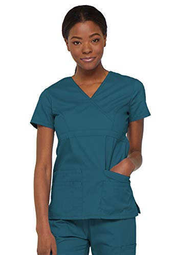 Dickies EDS Signature Damen Schlupfkasack Top Mock Wrap 85820, Caribbean Blue, XXX-Large Mehr