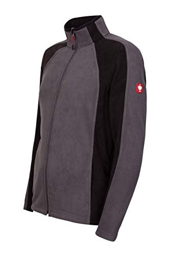 Engelbert Strauss e.s. microflece Jacke dryplexx Micro Weiss/Schwarz/Grau (Grau, M)
