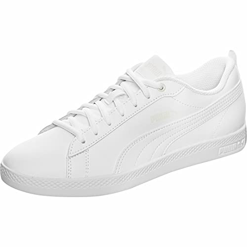 PUMA Damen Smash Wns V2 L Turnschuhe, Puma White Puma White, 39 EU