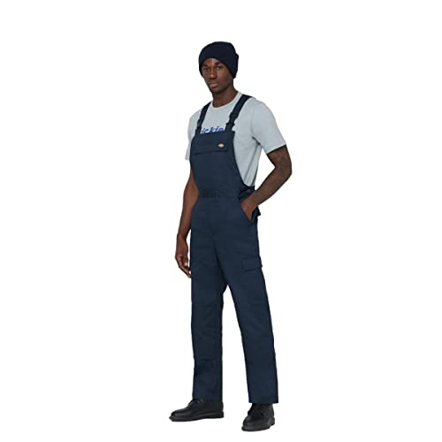 Dickies - Latzhose mit Hosenträgern für Herren (L) (Marineblau)
