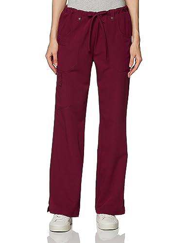 Dickies Damen Xtreme Stretch Fit Kordelzug Schlagbein Medizinische Peeling Hosen, D-Wein, XS Petite EU