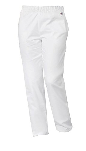 BP 1645-400-21-Ms Unisex-Hose, mit Gummizug in der Taille, 215,00 g/m² Stoffmischung, weiß, Ms