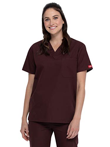 Dickies Unisex-Erwachsene Klassisch Medizinisches Schlupfhemd, Espresso, Mittel