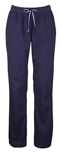 MEDANTA Slim-Fit Hose Krankenschwester OP Pflegebekleidung für Damen und Herren, Schlupfhose mit 5 Taschen - Navy Blau