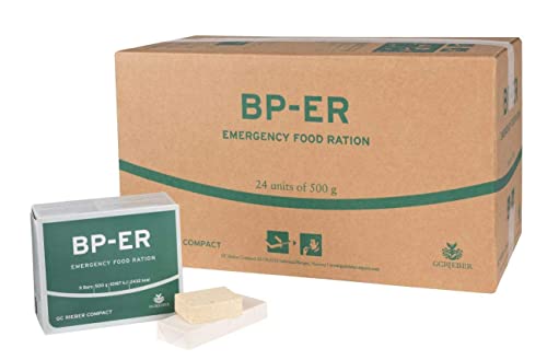 BP-ER Notration | Emergency Food Ration | Karton mit 24 x 500g | Langzeitnahrung | sofort verzehrfertig