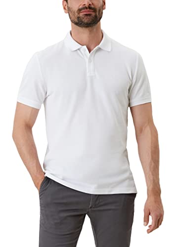 s.Oliver Herren 2024581 Polohemd, Weiß 01a1, XL EU