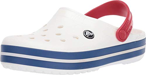 Crocs Crocband Clogs – Clogs für Herren – Leicht, pflegeleicht und zum Hineinschlüpfen – Weiß – Größe 43-44
