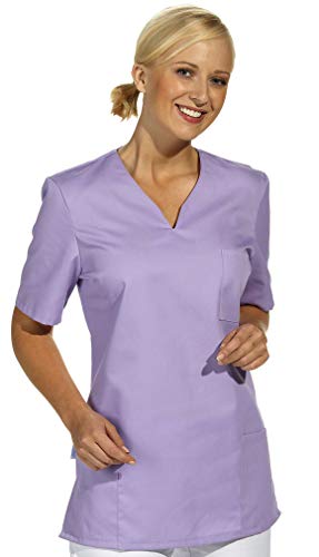 Damen-Schlupfjacke 1/2 Arm mit V-Ausschnitt (L (Gr. 44/46), Flieder)