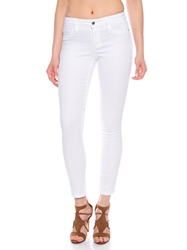 ONLY Damen Onlultimate King Reg Cry1703 Noos Skinny Jeans, Weiß, W38/L30 (Herstellergröße: Medium)