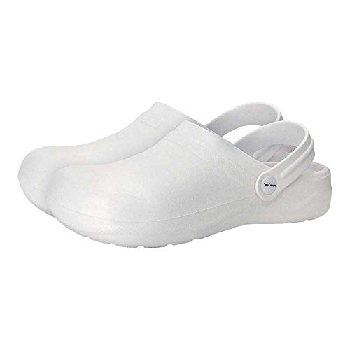 REIS Unisex Clogs & Pantoletten, Weiß, 43 EU