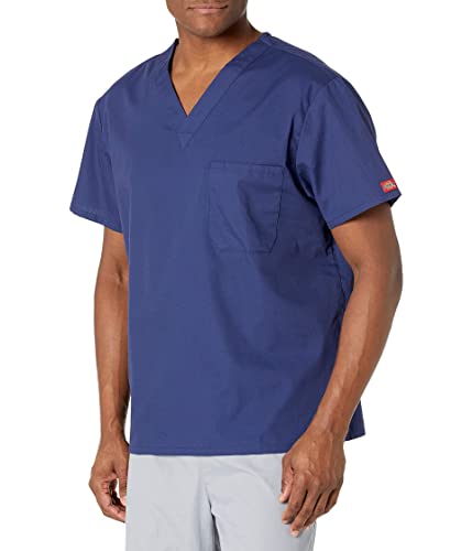 Dickies Herren-Halsausschnitt / -Ausschnitt / - Shirt, Navy, M