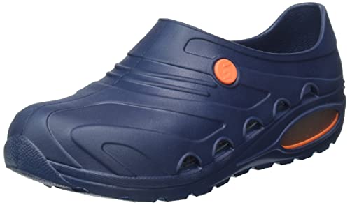 Oxypas Safety Jogger Arbeitsschuhe Damen - Antistatische und rutschfeste Sicherheitsschuhe Herren, Leichter Clog für Medizin, Pflege und Gastro, Antibakteriell, Navy, EU 39/40