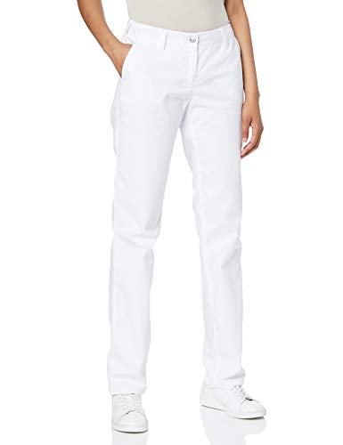 BP 1734-686-21-38n Damen-Chinos, Stretch-Stoff, 230,00 g/m² Stoffmischung mit Stretch, weiß, 38n