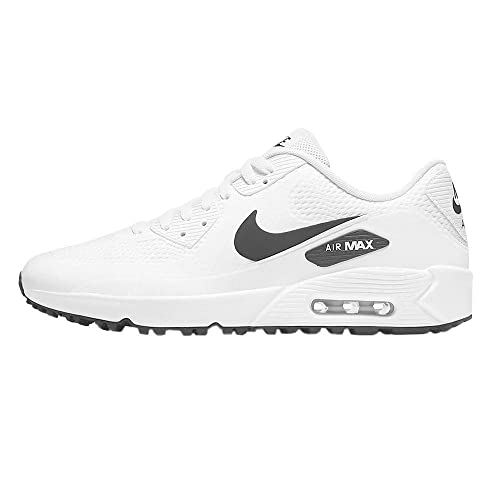 Nike Herren Air Max 90 g Golfschuh, Weiß/Schwarz, 42 EU