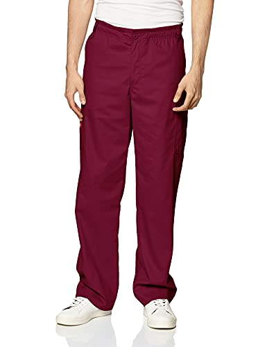 Dickies Herren Signature elastischem Bund Medizinische Schlupfhose, Wein, X-Large Hoch