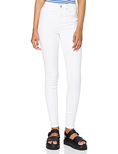 ONLY Damen Onlroyal Hw Sk White Noos Jeans, White, S 32L EU