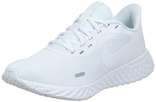Nike Mens Revolution 5 Running Shoe, White/White,42 EU
