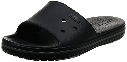 Crocs Unisex Crocband III Slide Clogs, Schwarz (Black/Graphite), 46-47 EU