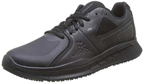 Shoes for Crews Condor, Arbeitsschuhe Damen mit Rutschfester Laufsohle, Atmungsaktiv und Spritzwassergeschützt, Damen Sneaker Schwarz