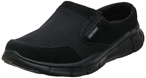 Skechers Herren Equalizer Coast To Coast Hausschuh, Schwarz, 43 EU