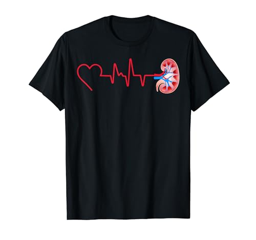 Nierenherzschlag Nephrologie Lustiger Dialyse-Techniker Krankenschwester T-Shirt
