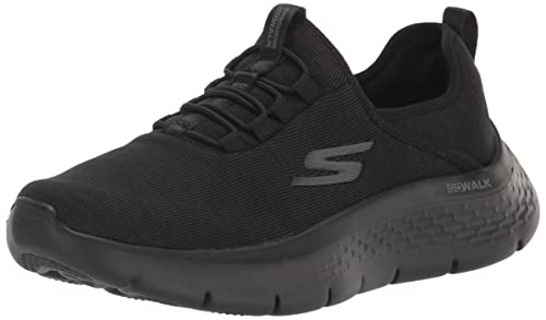 Skechers Damen Go Walk Flex – Lucy Sneaker, Schwarz, 43 EU