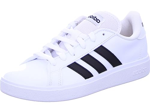 adidas Damen Grand Court Sneakers, Ftwr Weiß/Core Schwarz/Ftwr Weiß, 39 1/3 EU